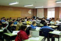 Los alumnos, durante el curso de formación.