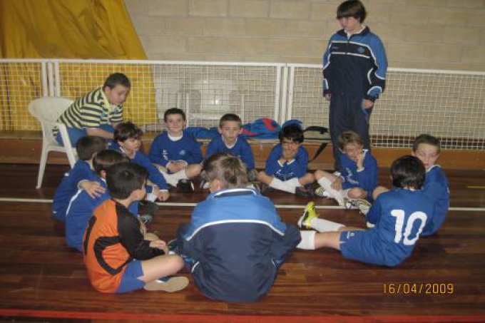 El equipo de San Cernin, durante el torneo.