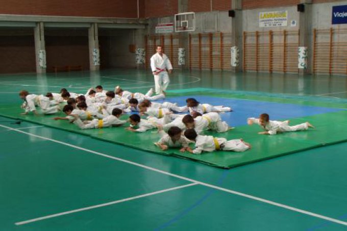 Fiesta de fin de curso de las secciones de judo y gimnasia celebrada el pasado 1 de junio en el polideportivo.