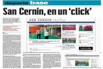 Página publicada en el suplemento Deporte Base de Diario de Navarra el 18 de febrero de 2009